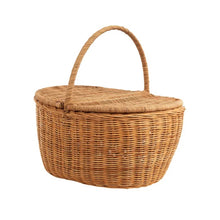 Load image into Gallery viewer, Rattan Picnic Basket