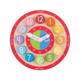 Wooden Teaching Clock
